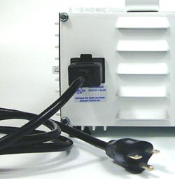 MVP 240v Power cord adaptor for 120 outlet